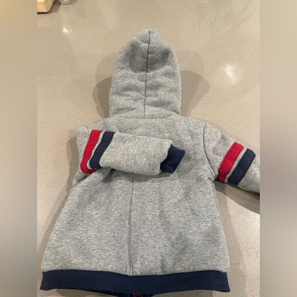 US Polo Assn zip up boys jacket with hoodie size 18 months - Picture 2 of 4